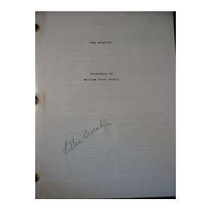  Ellen The Exorcist Burstyn Autographed Script   New 