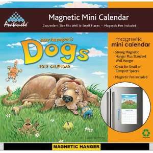  Gary Patterson Dogs 2012 Mini Magnetic Mount Wall Calendar 