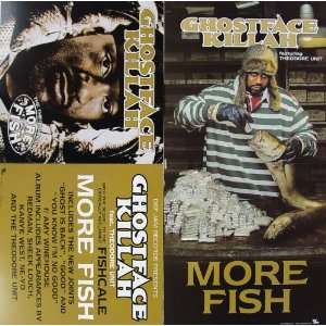  Ghostface Killah   More Fish   Two Sided Poster   New 