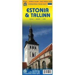 Estonia 1:400,000 & Tallinn 1:8,000 Travel Map by ITM Canada ( Map 