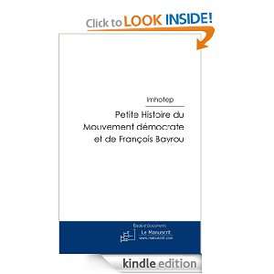   François Bayrou (French Edition) Imhotep  Kindle Store