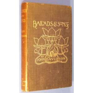  BALLADS & SONGS John Davidson Books