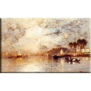   St. Johns River, Florida 16x10 Streched Canvas Art by Moran, Thomas