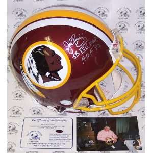 John Riggins Autographed Helmet   Authentic