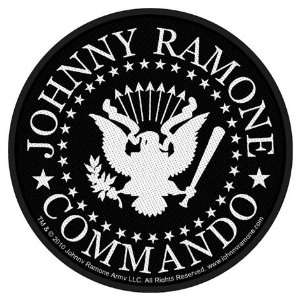 Johnny Ramone Commando Punk Rock Music Band Woven Patch