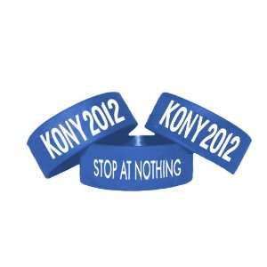 Joseph Kony 2012 Stop At Nothing (1pcs) Silicone Wristbands (Blue) 1 