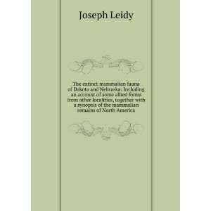   of the mammalian remains of North America: Joseph Leidy: Books