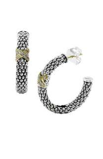 Lagos X Diamond & Caviar™ Hoop Earrings  