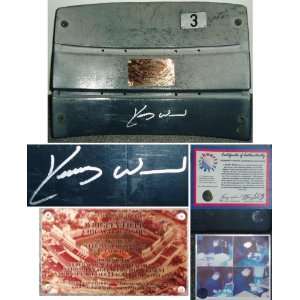  Kerry Wood Signed Wrigley Field Actual Seatback Sports 