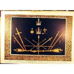  1911 King George V Queen Mary Coronation Swords Royal 