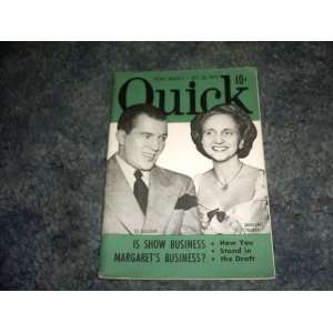  Quick 1950  October 30 Margaret Truman. Contributors 