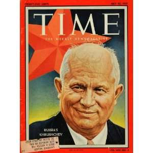   Newsmagazine Russia Nikita Khrushchev   Original Cover