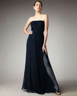 Pleated Chiffon Gown  Neiman Marcus