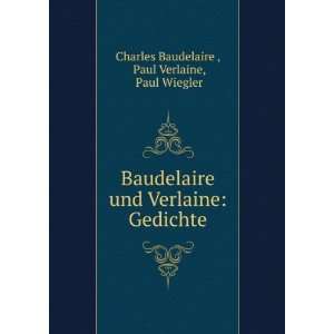 Baudelaire und Verlaine Gedichte Paul Verlaine, Paul 