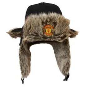 manchester united russian trapper hat free 1st class uk delivery £ 19 