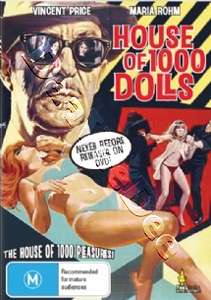 House of 1000 Dolls NEW PAL Cult DVD Vincent Price  