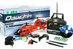 Esky Dauphin 4CH RC Helicopter   2.4GHz Version  