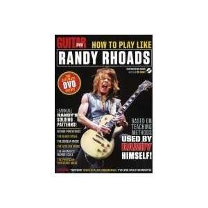  Alfred Guitar World How To Play Like Randy Rhoads DVD 