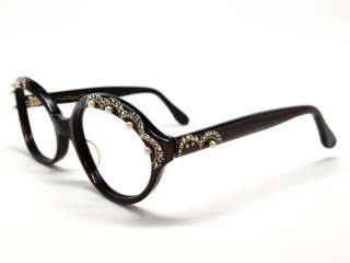 Vintage 1950s Trans World Eyewear L. Evrard Jeweled Pearl Frames from 