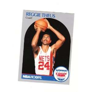  Reggie Theus 1990 91 NBA Hoops #420 Card Sports 