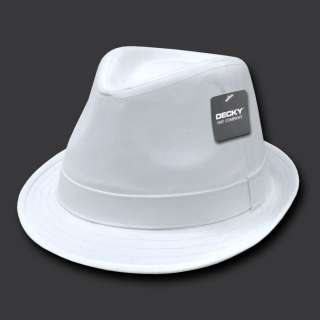 WHITE BASIC WOVEN FEDORA HAT HATS FEDORAS SIZE L/XL  