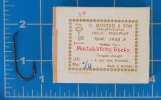 Mustad Fly Fishing Hooks Viking 7948 A Size 1/0 Qty 100  