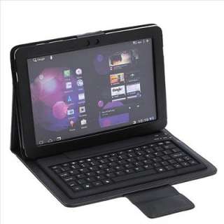 features 2 in 1 wireless bluetooth keyboard folding leather protective
