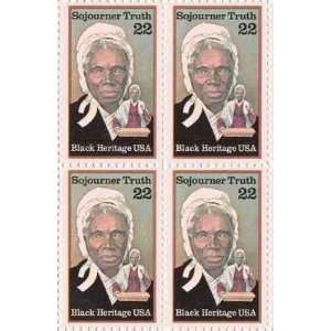 Sojourner Truth Set of 4 x 22 Cent US Postage Stamps NEW Scot 2203