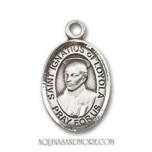  St. Ignatius Loyola Small Sterling Oval Medal Jewelry
