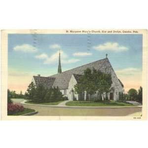  1940s Vintage Postcard St. Margaret Marys Church (61st 