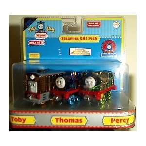  Thomas & Friends Steamies Gift Pack   Toby, Thomas, Percy Everything