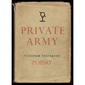  Private Army Vladimir Peniakoff Books