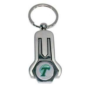 Tulane Green Wave Keychain Divot Tool 