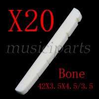   Guitar Bone Bridge Pins With PEARL Shell Dot real bone guitar par
