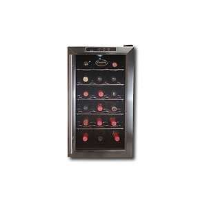   Thermoelectric Wine Cooler   Glass Door / Black Cabinet Appliances