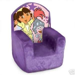    Dora The Explorer Plush High Back Chair For Kids Toys & Games