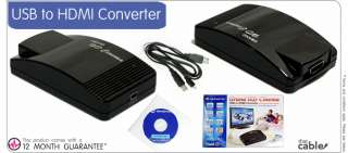 USB TO HDMI CABLE CONVERTER ADAPTER   LAPTOP PC TO TV  