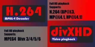 Media Player center HDMI Divx MKV h.264 1080P  