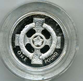 1996 Great Britain Silver Proof Piefort Pound KM P23  