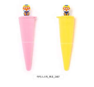   Hmall Korea Pororo children Ice stick popsicle Ice Cream Maker silicon