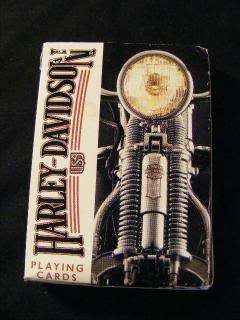 NEW, SEALED SINGLE DECK HARLEY DAVIDSON PLAYING CARDS,2  