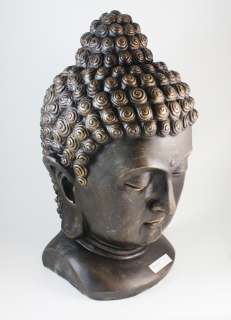 Chinese Buddha head Decorative Sculpture Figurine   18 inches height 
