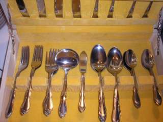   & GEORGE ROGERS ONEIDA 26PC. STAINLESS SILVERWARE SET IN WHITE BOX