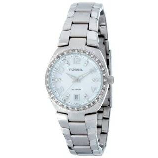  Steel Bracelet Mother Of Pearl Glitz Analog Dial Watch by Fossil