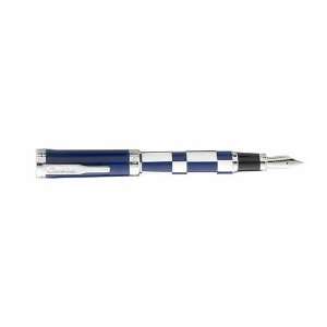   Navy Blue/ White Medium Point Fountain Pen   JC01FP M