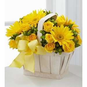 The FTD Uplifting Moments Flower Bouquet   Basket Included  