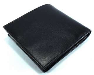 Just Leather Mens Wallet Card Holder 15 Card Slots Black Cowhide 