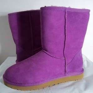 UGG AUSTRALIA AUTHENTIC CLASSIC SHORT 5825 PURPLE PANSY BOOT ALL 