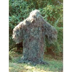  Paintball Ghillie Suit Poncho Class A   Woodland: Sports 