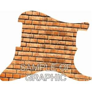    Brick Wall Graphical Gibson S1 Pickguard Musical Instruments